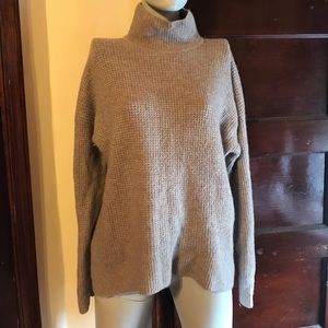 Madewell grey turtleneck sweater super soft sz L
